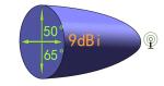 Spotlight Camouflage Antenna